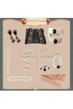 Identity V Journalist Alice DeRoss Eternity Black Dress Gothic Cosplay Costume